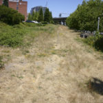 The City of Tacoma plans to develop a segment of the Prairie Line Trail in downtown Tacoma to connect Pacific Avenue to the waterfront. When completed, it will connect to the University of Washington Tacoma campus trail segment, currently under construction. (PHOTO BY TODD MATTHEWS)