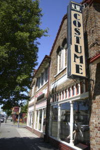 Shaw designed many buildings in Tacoma, including the former Knights of Columbus Hall (now home to Northwest Costume) on Sixth Avenue. (PHOTO BY TODD MATTHEWS)