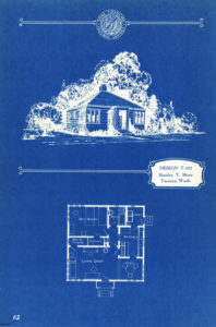 Stanley Shaw contributed two designs to The Blue Book of Home Plans for Homes in the Pacific Northwest, a collection published in 1937 that included work by the period's leading architects. (IMAGE COURTESY DAHP)