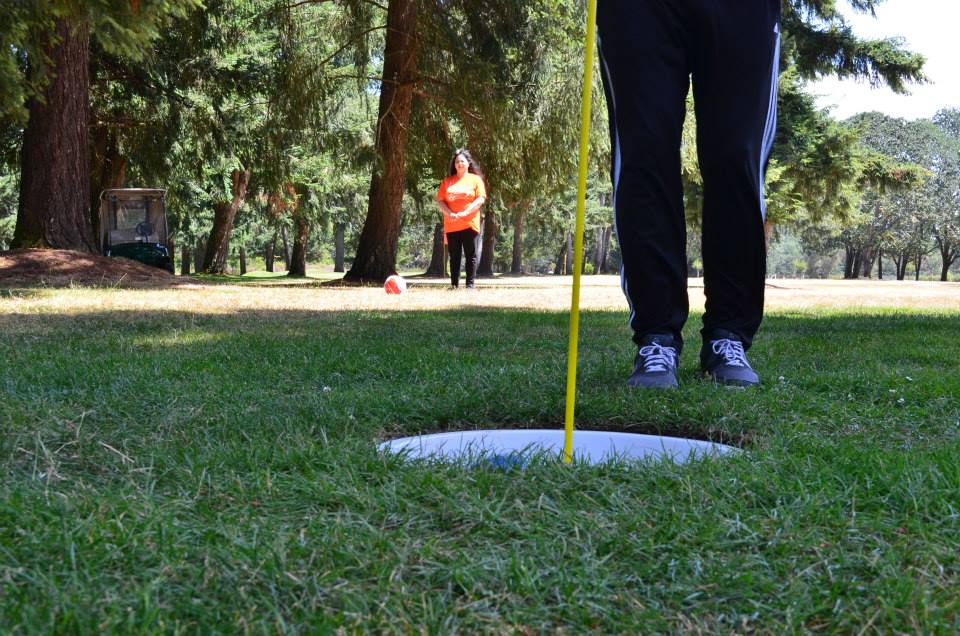 Pierce County officials have introduced FootGolf to Fort Steilacoom Park. (PHOTO COURTESY PIERCE COUNTY)