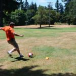 Pierce County officials have introduced FootGolf to Fort Steilacoom Park. (PHOTO COURTESY PIERCE COUNTY)