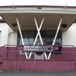 The last days of the former Brown & Haley headquarters and warehouse on the Port of Tacoma tide flats are near. The sprawling, abandoned, and boarded up warehouse near the corner of East 11th Street and Thorne Road was home to the world-famous Tacoma candy maker for more than 40 years. (FILE PHOTO BY TODD MATTHEWS)