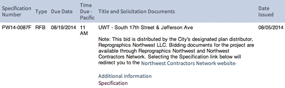 City seeks bids on South 17th Street re-alignment project near UW Tacoma