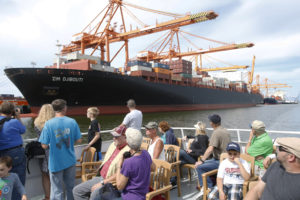 More than 1,000 people participated in Port of Tacoma boat tours during the annual Tacoma Maritime Fest last year. The tours offered a ship-side view of the Port of Tacoma and its operations. (PHOTO COURTESY PORT OF TACOMA)