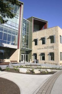 Tacoma Community College celebrated the grand opening of the $39 million H.C. "Joe" Harned Center for Health Careers during a ribbon-cutting ceremony on Thurs., Sept. 4. (PHOTO BY TODD MATTHEWS)