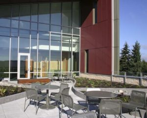 Tacoma Community College celebrated the grand opening of the $39 million H.C. "Joe" Harned Center for Health Careers during a ribbon-cutting ceremony on Thurs., Sept. 4. (PHOTO BY TODD MATTHEWS)