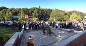 The Tacoma Fire Department hosted a public remembrance ceremony at Marine Park along Ruston Way Thursday morning to mark the 13th anniversary of the 9/11 tragedy. (PHOTO COURTESY TACOMA FIRE DEPARTMENT)