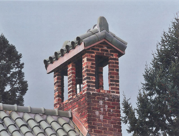 The restored cupola atop the former Point Defiance Streetcar Station chimney. (IMAGE COURTESY METRO PARKS TACOMA)