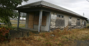 One building slated for demolition is the former offices of Hercules Heavy Hauling and Tacoma Municipal Railway, located at 1123 Taylor Way. (PHOTO BY TODD MATTHEWS)