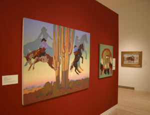 The Haub Family Collection includes 295 works of Western American art dating back to circa-1800 by artists such as E. Martin Hennings, Georgia O'Keeffe, Tom Lovell, and John Clymer (among others). (PHOTO BY TODD MATTHEWS)