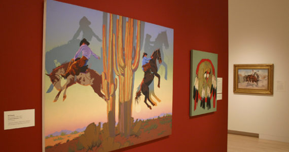 The Haub Family Collection includes 295 works of Western American art dating back to circa-1800 by artists such as E. Martin Hennings, Georgia O'Keeffe, Tom Lovell, and John Clymer (among others). (PHOTO BY TODD MATTHEWS)