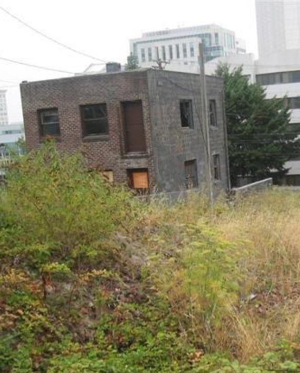 A building at 1313-1/2 Fawcett Ave. slated for demolition. (PHOTO COURTESY CITY OF TACOMA)