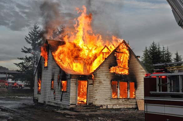 Tacoma firefighters participated in a variety of training drills Wednesday in Fife. (PHOTO COURTESY TACOMA FIRE DEPARTMENT)