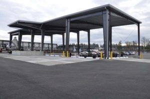 Pierce County officials Thursday marked the completion of a $1.6 million, 2.5-acre facility in Spanaway that aims to improve how the county processes roadside storm drain waste. (PHOTO COURTESY PIERCE COUNTY)