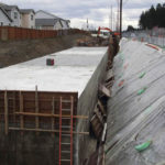 Pierce County designed and installed an innovative stormwater runoff system that involved reinforced concrete instead of constructing a traditional detention pond as part of a series of road improvement projects along the 176th Street East corridor. (PHOTO COURTESY PIERCE COUNTY)