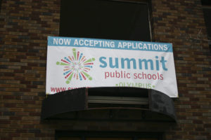 A major renovation is under way in Tacoma's Dome District that will turn the former Salvation Army building into a charter high school operated by Summit Public Schools. (PHOTO BY TODD MATTHEWS)