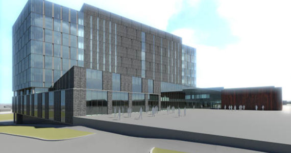 Pierce County has proposed a plan to build the new Pierce County General Services Building (pictured) on the site of the former Puget Sound Hospital, which is located near South 36th Street and Pacific Avenue. (IMAGE COURTESY PIERCE COUNTY)