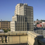 The Winthrop Hotel in downtown Tacoma, which was built in 1925, is in need of millions of dollars in deferred maintenance. A view from the penthouse level. (FILE PHOTO BY TODD MATTHEWS)