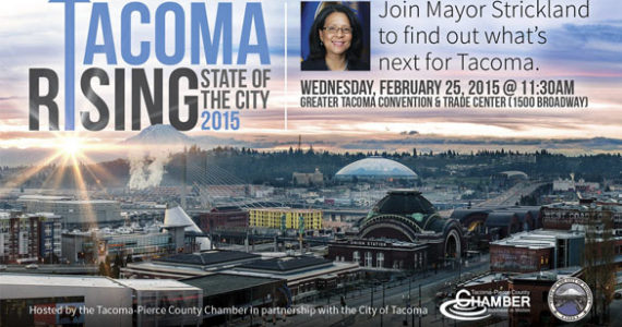 Tacoma Mayor Strickland to deliver State of the City Address Feb. 25