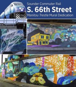 South Tacoma Manitou Trestle public art mural dedication Jan. 31. (IMAGE COURTESY SOUND TRANSIT)