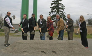 Local officials gathered Wednesday in Tacoma for a ground-breaking ceremony to mark the beginning of the Washington State Department of Transportation's most recent Interstate 5 high-occupancy vehicle (HOV) project in Tacoma. (PHOTO COURTESY WASHINGTON STATE DEPARTMENT OF TRANSPORTATION)