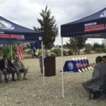 The Washington National Guard held a ground-breaking ceremony on Feb. 18 to mark the beginning of construction of the $28 million Pierce County Readiness Center at the Camp Murray military base in Tacoma. (PHOTO COURTESY WASHINGTON NATIONAL GUARD)