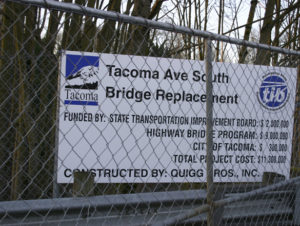 The City of Tacoma closed the Tacoma Avenue South Bridge on Feb. 23 as part of a 15-month, $12 million major rehabilitation project. (PHOTO BY TODD MATTHEWS)