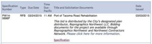 Tacoma Bid Watch: Port of Tacoma Road, South 56th Street signage, and a billiard table