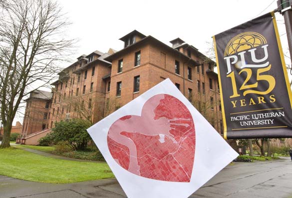 #IHeartTacoma photo contest First Place winner Pacific Lutheran University.