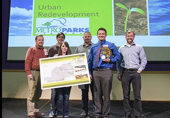 Contour Engineering and Nature By Design received the top award for their work on urban redevelopment of the South End Recreation Area (SERA) Athletic Fields as part of the Tacoma Green Infrastructure Challenge competition. (PHOTO COURTESY CITY OF TACOMA)