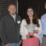 Targa Sound Terminal's Linda Troeh, Jeremiah Jones, Bett Lucas, and Justin Ranes accepted the 11th Annual Tahoma Environmental Business Award from the Tacoma-Pierce County Chamber in 2013. (PHOTO COURTESY TACOMA-PIERCE COUNTY CHAMBER)