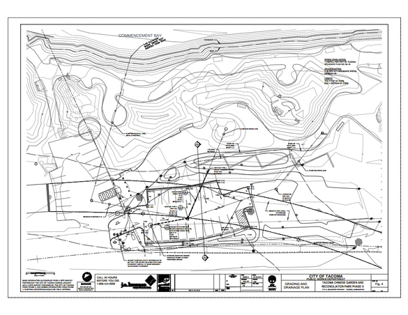 Site plans for the third phase of Tacoma's Chinese Reconciliation Park. (IMAGE COURTESY CITY OF TACOMA)