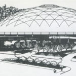 An early rendering of the Tacoma Dome by local architect Lyn Messenger. (COURTESY PHOTO)