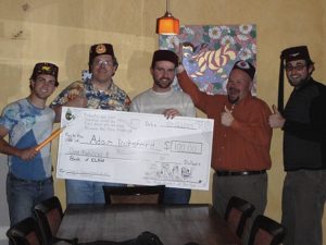 Aspiring artist Adam M. Botsford was awarded the Young Cartoonist of the Future scholarship from Tacoma-based Cartoonist's League of Absurd Washingtonians in 2009. (PHOTO COURTESY C.L.A.W.)