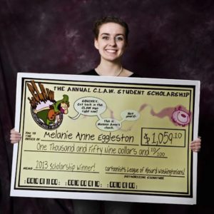 Aspiring artist Melanie Anne Eggleston was awarded the Young Cartoonist of the Future scholarship from Tacoma-based Cartoonist's League of Absurd Washingtonians in 2013. (PHOTO COURTESY C.L.A.W.)