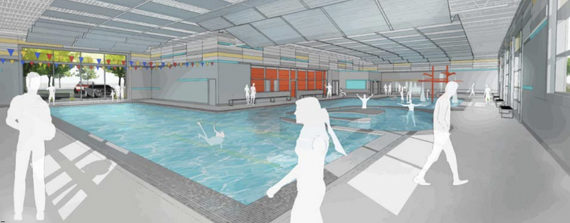 The City of Tacoma and Metro Parks Tacoma will spend nearly $6 million on a new swimming pool and aquatics center at the People's Community Center in Tacoma's Hilltop neighborhood. (IMAGE COURTESY CITY OF TACOMA / METRO PARKS TACOMA)