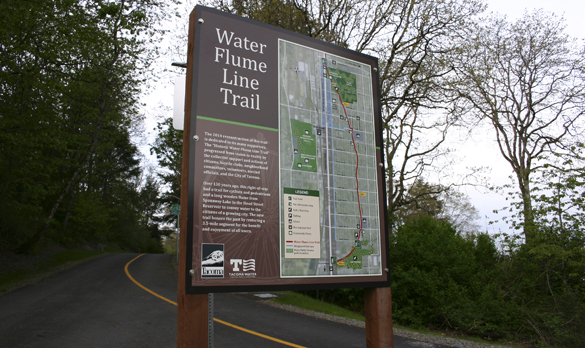 The City of Tacoma will mark the completion of the second phase of the historic Water Flume Line Trail during a public ceremony in April. The project is part of the City's effort to improve pedestrian and bicycle safety along the South Tacoma Way Corridor by restoring the 6.5-mile trail. (PHOTO BY TODD MATTHEWS)
