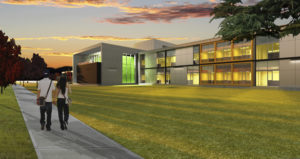 A design illustration of Bates Technical College's Advanced Technology Center in Tacoma. (IMAGE COURTESY BATES TECHNICAL COLLEGE)
