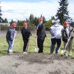 Bates Technical College officials hosted a groundbreaking ceremony in March 2014 to kick off construction of the new Advanced Technology Center in Tacoma. (PHOTO COURTESY BATES TECHNICAL COLLEGE)