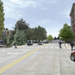 Westbound view of the South 17th Street realignment project in downtown Tacoma near the University of Washington Tacoma. (DESIGN ILLUSTRATION COURTESY CITY OF TACOMA)