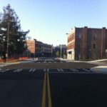 Streets have re-opened and traffic is moving again along South 17th Street and Jefferson Avenue near the University of Washington campus in downtown Tacoma. The area was closed for approximately four months in order to complete a $2 million street realignment project. (PHOTO BY TODD MATTHEWS)