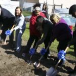 The City of Tacoma and Metro Parks Tacoma hosted a groundbreaking ceremony Thursday to mark the beginning of a $7.6 million project that will create a swimming pool and aquatics facility at the People's Community Center in Tacoma's Hilltop neighborhood. (PHOTO BY TODD MATTHEWS)