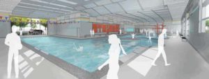The City of Tacoma and Metro Parks Tacoma will build a $7.6 million swimming pool and aquatics facility at the People's Community Center in Tacoma's Hilltop neighborhood. (IMAGE COURTESY CITY OF TACOMA / METRO PARKS TACOMA)