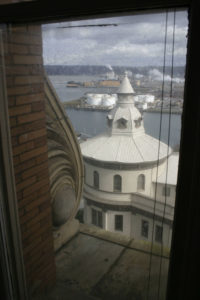 The view from inside Old City Hall in downtown Tacoma. (FILE PHOTO BY TODD MATTHEWS)