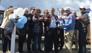 Local officials held a ribbon-cutting ceremony on Weds., June 3, to mark the grand opening of a new Rotary Aviation Zone at Tacoma Narrows Airport in Gig Harbor. (PHOTO COURTESY PIERCE COUNTY)
