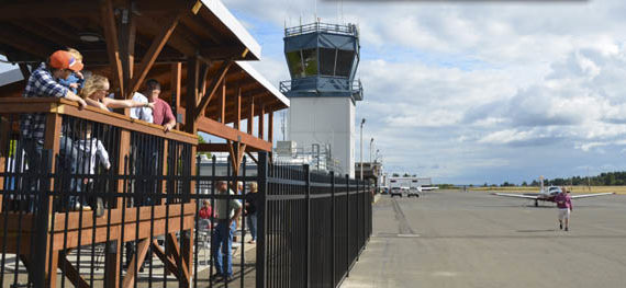 The new Rotary Aviation Zone at Tacoma Narrows Airport in Gig Harbor. (PHOTO COURTESY PIERCE COUNTY)
