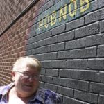 Carolyn Perry outside the Hob Nob lounge in Tacoma. (PHOTO BY TODD MATTHEWS)