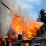 Tacoma firefighters were in Fife Tuesday to participate in an exercise designed to hone their skills under live fire conditions. (PHOTO COURTESY TACOMA FIRE DEPARTMENT)