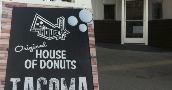 Original House of Donuts opened Wednesday morning in downtown Tacoma. (PHOTO BY TODD MATTHEWS)