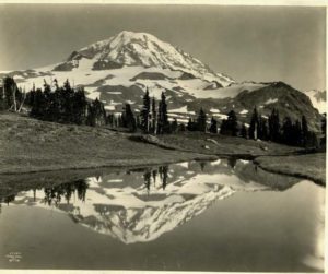 Mount Rainier National Park through the lens of photographer Asahel Curtis. (PHOTO COURTESY WASHINGTON STATE HISTORICAL SOCIETY)